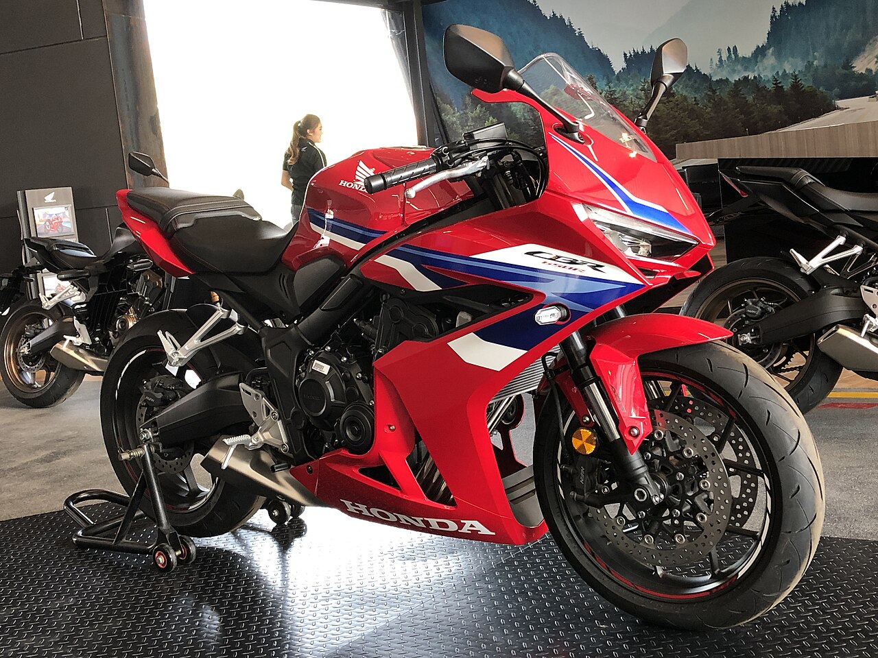Honda CBR650R motorcycle