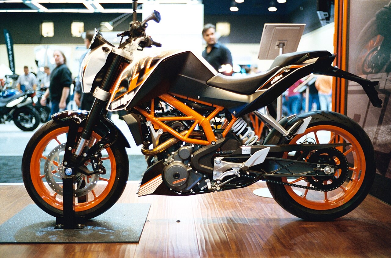 KTM 390 Duke motorcycle
