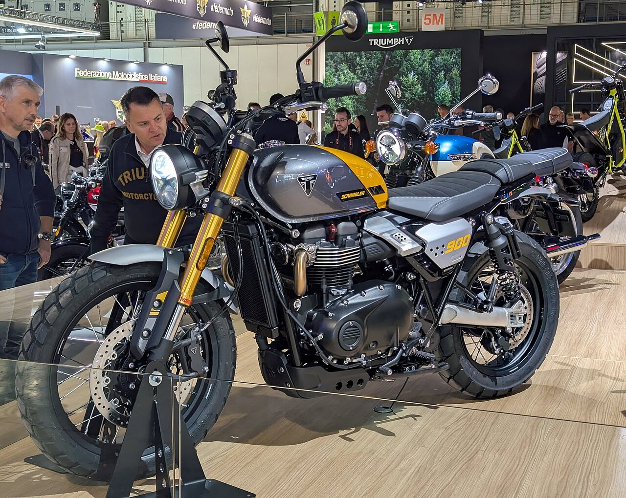 Triumph Scrambler 900 motorcycle